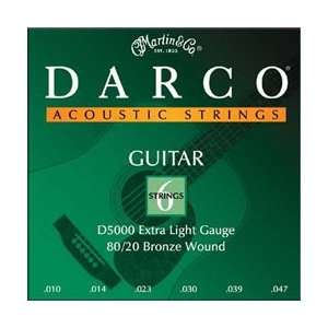  DARCO .012   .054 Light Gauge Strings Bronze 80/20 