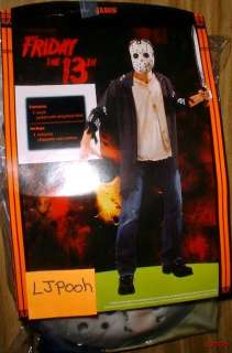 DELUXE JASON Friday 13th HALLOWEEN COSTUME COMPLETE XXL  