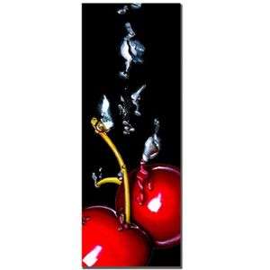   Cherry Splash by Roderick Stevens, Canvas Art   32 x 