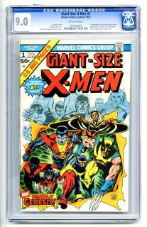Giant Size X Men #1 CGC 9.0 1st New X Men 2nd Full Wolverine Marvel 