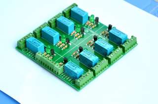 Eight DPDT Signal Relays Module Board, 24V,for 8051 PIC  