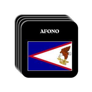 American Samoa   AFONO Set of 4 Mini Mousepad Coasters
