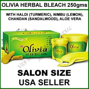 XL x 250g Herbal Olivia Bleach Turmeric AloeVera lemon  