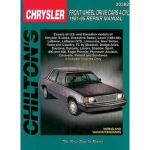  Chrysler Front Wheel Drive 4 Cylinder Cars Chilton Manual 