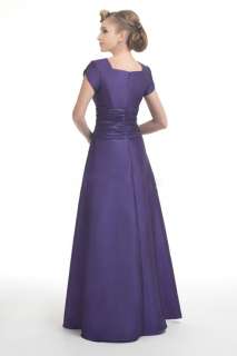 Elegant Satin Mother of the Bride Dress Prom Gown New  