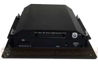 264, 4CH Video Audio, HDD SD Card, Suspension Vehicle Standalone DVR 