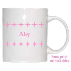  Personalized Name Gift   Aby Mug 