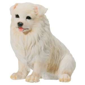  Samoyed Puppy   Cold Cast Resin   3 Height Toys & Games