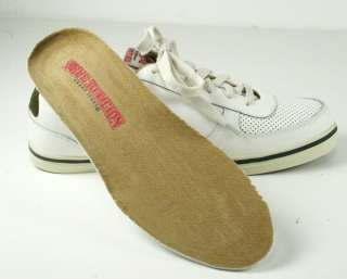 True Religion Jeans brand Sneakers ACE low Leather White shoes  