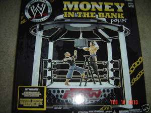 WWE Wresting MONEY IN THE BANK PLAYSET w/ Ladder NEW  