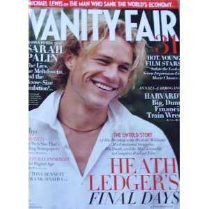 Vanity Fair August 2009 Heath Ledgers Final Days