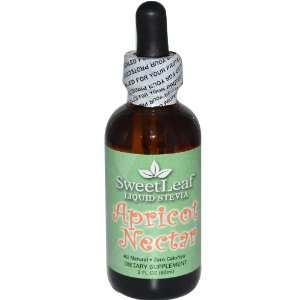 Sweet Leaf Sweetener Liquid Stevias Apricot Nectar 2 fl. oz.  