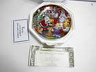 FRANKLIN MINT PLATE BY BILL BELL NOT A CREATURE WAS PU