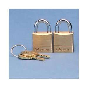  Twin Brass Three Pin Tumbler Locks MAS120T