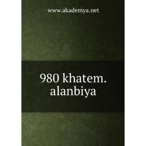  980 khatem.alanbiya www.akademya.net Books