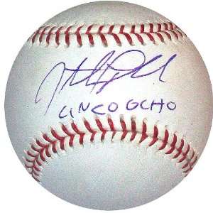   Papelbon Autographed Baseball with Cinco Ocho Ins