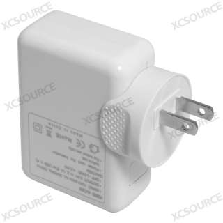 Port USB to AC Wall Charger Adapter Plug Travel For iPhone 4/4S iPad 