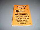 RUGER 10/22 DO EVERYTHING MANUAL BOOK DISASSEMBLY CARE