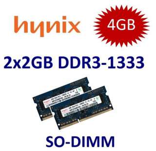 2x 2GB DDR3 HYNIX 1333 Mhz Netbook RAM HMT325S6BFR8C H9 4250591483409 