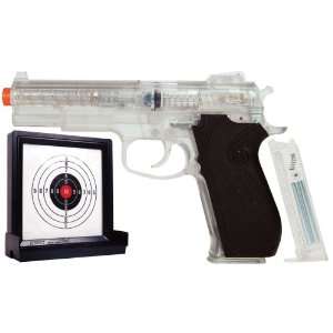 Soft Air Smith & Wesson 4505 Spring Powered Airsoft Pistol with Target 