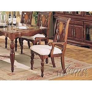 Acme Furniture Dining Room Shield Back Arm Chair 02978