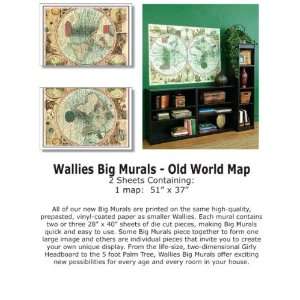   Wallcovering Wallies Vol 2 Old World Map 15213
