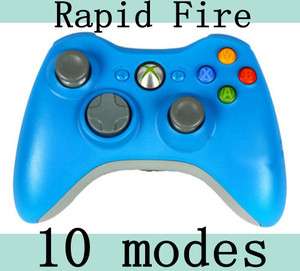   FIRE BLUE 10MODE MODDED CONTROLLER FOR BLACK OPS MW2 MW3 BF3  