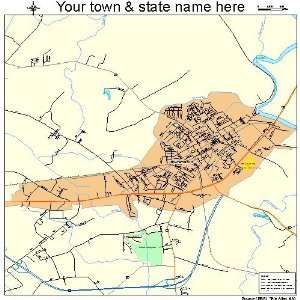  Street & Road Map of Williamston, North Carolina NC 