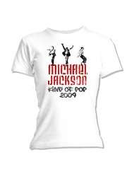 Michael Jackson   Graffiti Girls S/S T Shirt In White