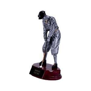  Golf Trophies   Full Action Resin Sports Figures With Gold 