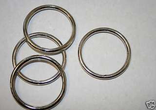 METAL SILVER ROUND Rings Ring 1.625 Heavy Duty  