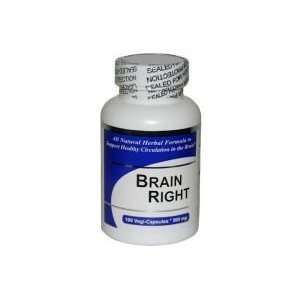  Brain Right (100 Capsules)   Concentrated Herbal Blend 