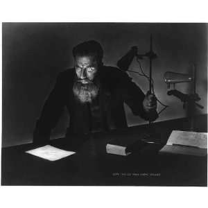  Wilhelm Konrad Roentgen,actor,experimenting,lamp,c1945 