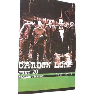  Carbon Leaf Poster   G Concert Flyer