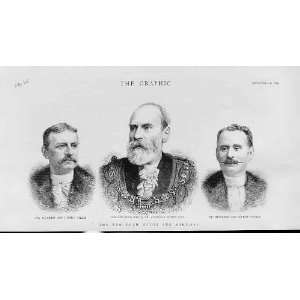  Sherriff Wilkin, Renals & Mayor Knill 1892 London