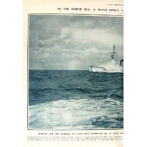   1917 NORTH SEA CRUISER SHIP WILHELMSHAVEN LENS GERMAN