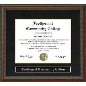    Isothermal Community College Diploma Frame
