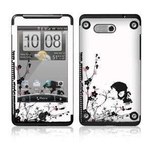  HTC WildFire Skin Decal Sticker   Skulls and Flowers 