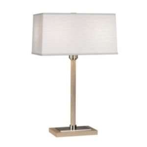 Adaire Table Lamp by Robert Abbey  R214844 White Washed Oak wit Satin 