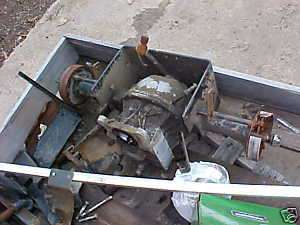John Deere 314, 316 , rear end parts hubs spindle mower  