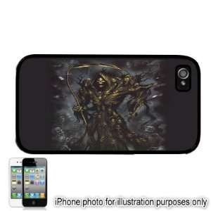 Grim Reaper Skulls Photo Apple iPhone 4 4S Case Cover Black
