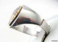 UNITED AUTO WORKERS UAW Union Gold Sterling Silver RING  