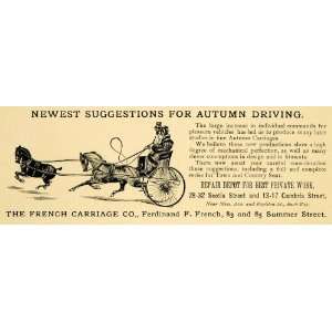   Carriage Ferdinand Scotia Cambria Summer Horse   Original Print Ad