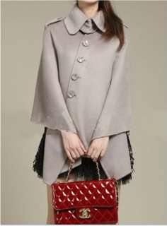 The Shelbourne Gray Wool Cape/Poncho/Jacket CHELSEA VERDE 20% OFF SALE 