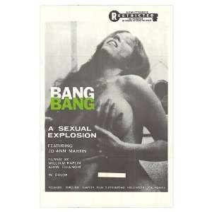  Bang Bang Original Movie Poster, 27 x 41 (1970)