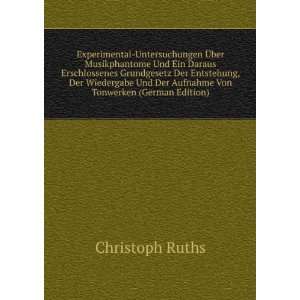   Wiedergabe Und Der Aufnahme Von Tonwerken (German Edition) Christoph