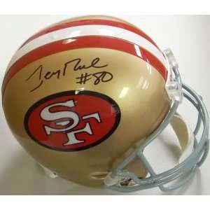  Jerry Rice signed San Francisco 49ers Proline TB Helmet 