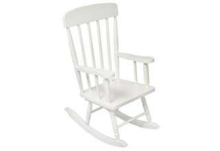 New KidKraft Wooden Kids Spindle Rocking Chair   White  
