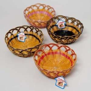  Hand Crafted Round Basket Case Pack 48