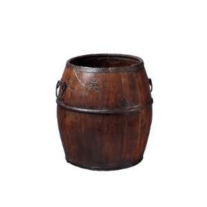  Shanghai Wooden Rice Bucket with Handle in Natural
